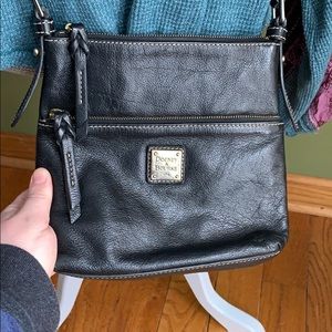Dooney and Bourke black leather crossbody